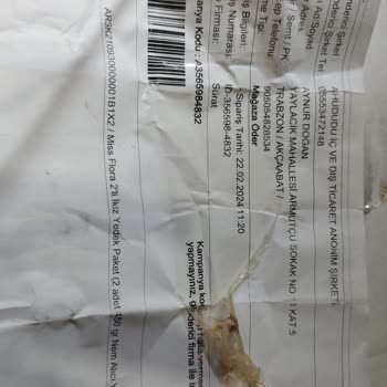 Ahududu Store Eksik Ürün Gönderilmesi