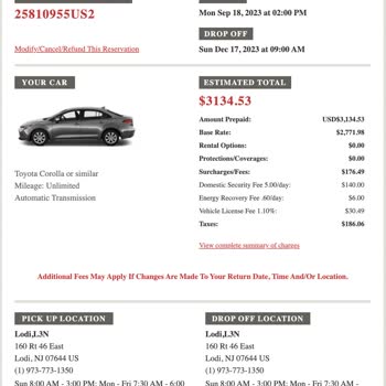 Avis Avrupa Global Tarafından Kartımdan Fazladan Para Çekildi!