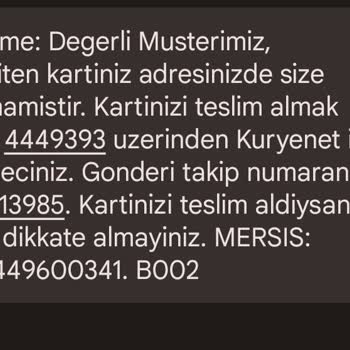 Kuryenet Kartım 1 Aydır Ulaşmadı