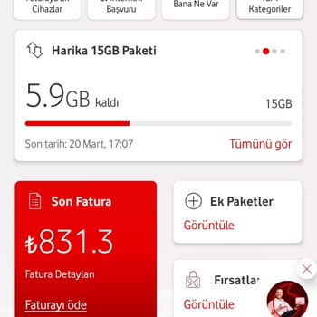 Vodafone Sınırsız İnternet Paketimi İznim Dışında Kesmiş