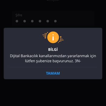 İş Bankası Digital Bankacılık Kanallarına Kapalı Uyarısı