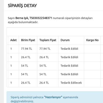Bkmkitap BKM Ürün Gecikmesi