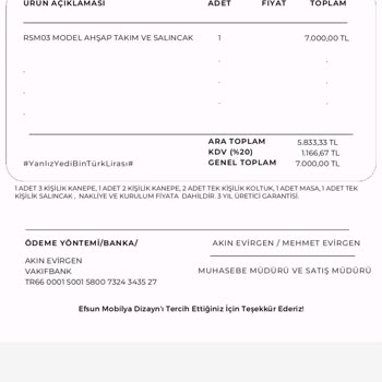 Efsun Dizayn Aksesuar Müşteri Destek Talebi: Sorunlar Ve Çözüm Arayışı