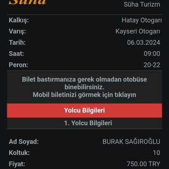 Süha Turizm Yolcusunu Almaması Ve Saygısız Geri Dönüş (şoför Tarafında