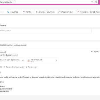 Vodafone Net Vodafone Cayma Bedeli Ödemesi Bir Yalan