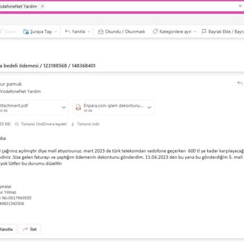 Vodafone Net Vodafone Cayma Bedeli Ödemesi Bir Yalan