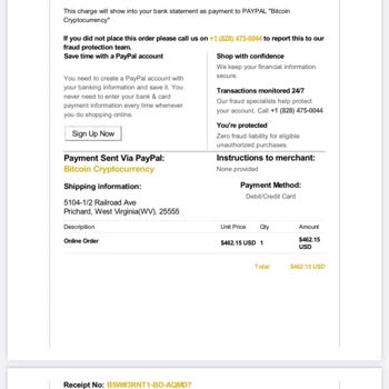 PayPal Pay Pal Bana Ait Olmayan İşlem Maili