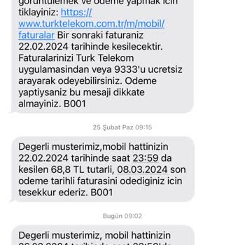 Türk Telekom Kapanan Mobil Aboneliğin Üzerine Fatura Kesiyor