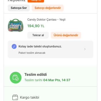 Hepsiburada Kırık Ürün Ve Tehditvari Satıcı Tutumu