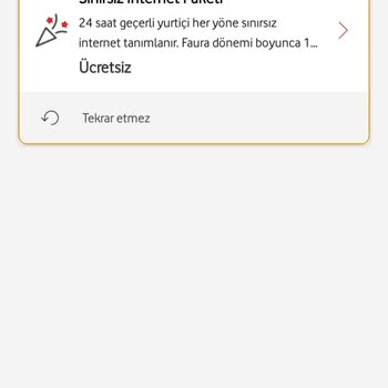Vodafone 20GB İnternetimi Vermiyor
