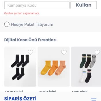 LC Waikiki Kupon Kullanamama İlgili Sıkıntı