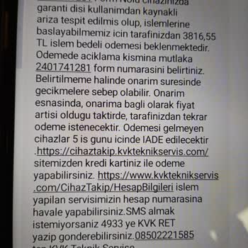 Huawei Kullanıcı Hatası Adı Altında