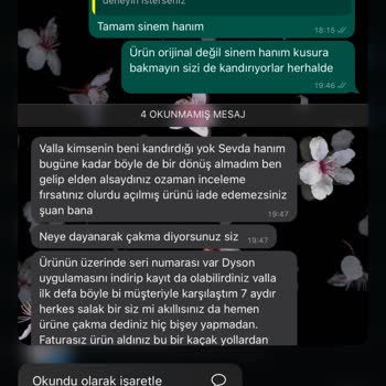 Dyson Kaçak Ürün Satışı