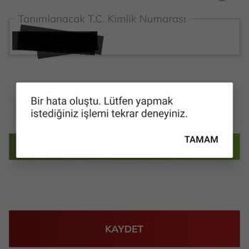 Passolig T. C. Numarası Tanımlama Sorunu