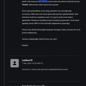 Vivense Yatak Çökmesi İadesi Hakkında