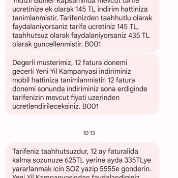 Türk Telekom Seçtiğim Tarifeyi Kafana Göre Değiştiremezsin!