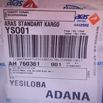 Aras Kargoda Kaybolan Ürünüm.