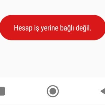 Masterpass Hesap İş Yerine Bağlı Değil Hatası