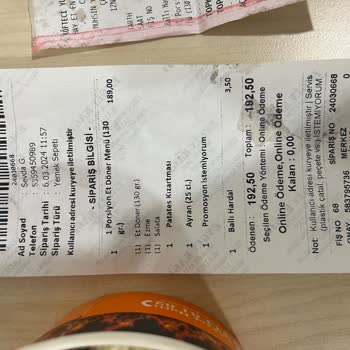 Köfteci Yusuf Siparişi Eksik Getirdi