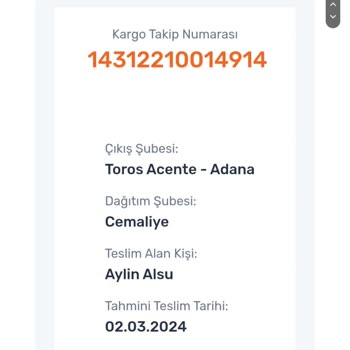 Sürat Kargo Teslimat Saçmalığı Ve Net Bilgi Sahibi Olmaması