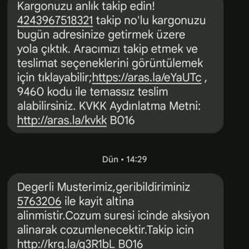 Aras Kargo Şikayet Kargo Teslim Edilememe Yalanları