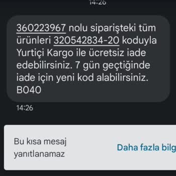 ÇiçekSepeti Ciceksepeti.com Paranızı İade Etmeyecek