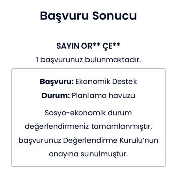 İBB ' Nin Sonuçlanmayan Ekonomik Desteği
