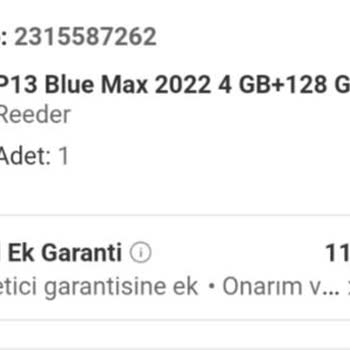 Reeder P13 Blue Max 128 GB