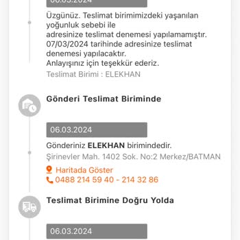 MNG Kargo Elekhan Şubesi Batman