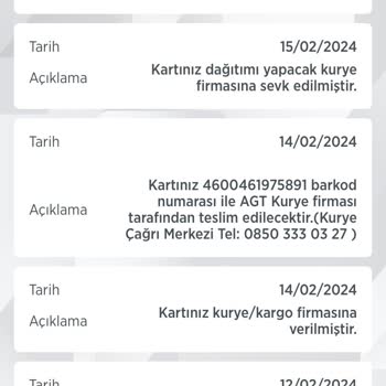 AGT Kurye (aynigunteslim.com) Ziraat ATM'si Kartımı Yuttu, Yeni Kartım Hala Ulaşmadı!