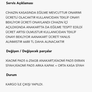 Genpa Açılmayan Tablet İçin Aşırı Servis Ücreti Talebi