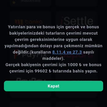 7Slots Paramı Çekemiyorum Lütfen Halledin