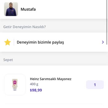Getirden Ekstra Para Talebi 😃