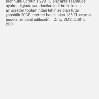 Türk Telekom - Numara Taşırken 145TL, Onay Verirken 290TL İsteniyor.