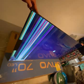 Onvo Hasarlı Televizyon Gönderildi.