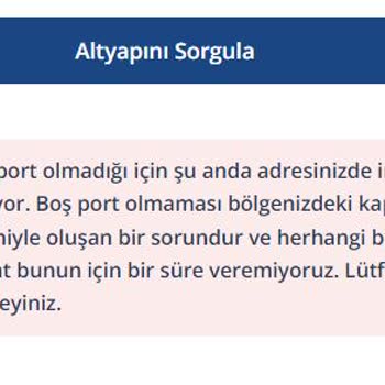 Türk Telekom Boş Port Eklenmesi