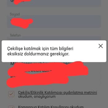 In Street Çekilişine Hakkım Olduğu Halde Katılamıyorum!