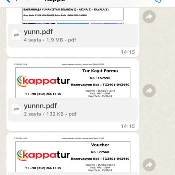 Kappa Tur Para İademizi Yatırmıyor