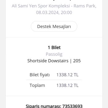 Seatpin Bilet Durumu Hk.
