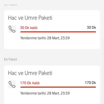 Vodafone Yurt Dışı Paketi Devreye Girmedi