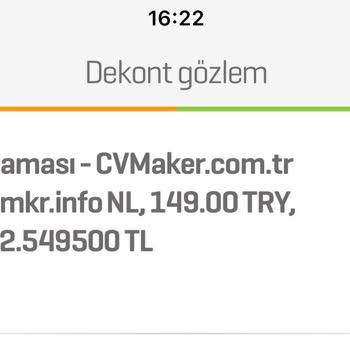 CV Maker Şikayet