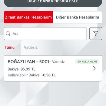 Ziraat Bankası Hesabım Para Olduğu Halde Eksi Düştü