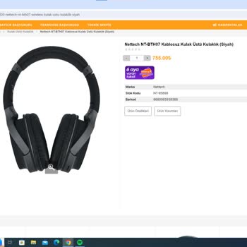 Nettech Net-Tech NT-BTH07 Kulaklığın Garantisine 6 Ay Diyorlar