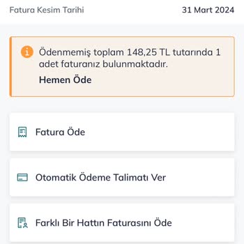 Türk Telekom Almadığım Hizmetin Faturasını Ödemek İstemiyorum
