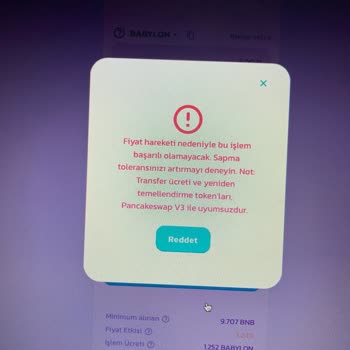 Pancakeswap Babylon Token Satılmıyor