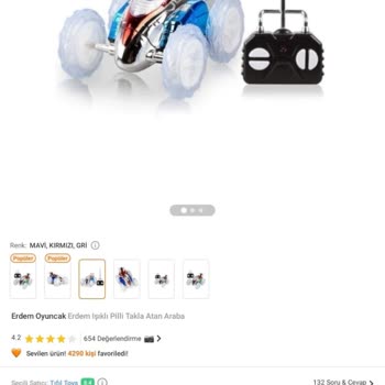 Trendyol.com Tıfıl Toys Adlı Satıcı Arızalı Ve Kusurlu Ürün Satıyor!