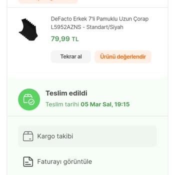 DeFacto'dan Aldığım Çoraplar Defolu Çıktı.