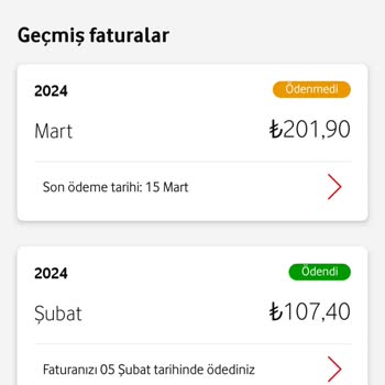 Vodafone İade Ve Düzeltme Adı Altında Faturayı İkiye Katlıyor...