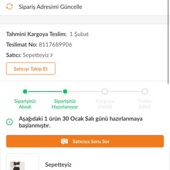 Trendyol Güvenilir Değil Muhatap Yok
