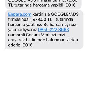 Google Ads Mağduriyeti